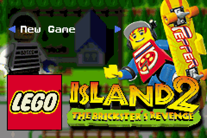 Lego Island 2 The Brickster's Revenge Title Screen